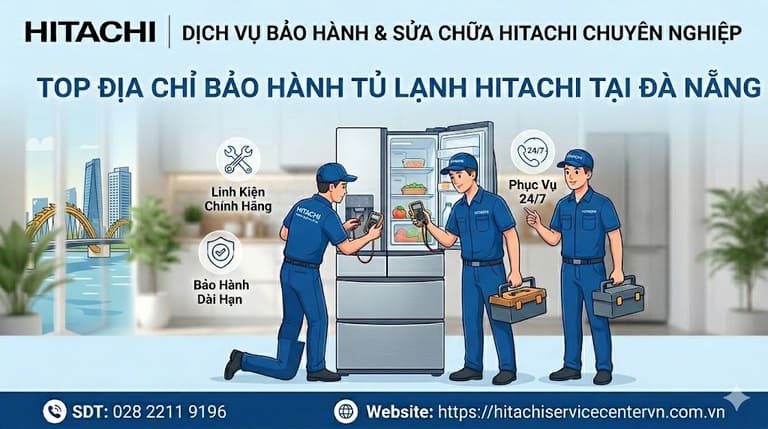 Top địa chỉ bảo hành tủ lạnh Hitachi tại Đà Nẵng chuyên nghiệp