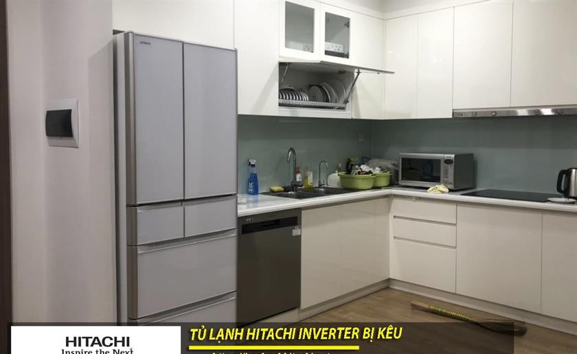Sửa tủ lạnh Hitachi Inverter kêu to, phát ra tiếng ồn rung lắc
