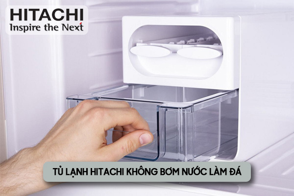 Sửa tủ lạnh Hitachi Inverter lỗi không làm đá tự động, không rớt đá viên