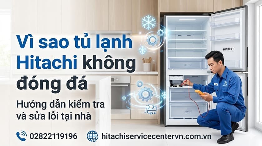 Vì sao tủ lạnh Hitachi không đông đá